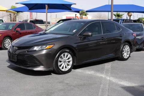 Brown 2018 Toyota Camry LE Sedan 4D for sale in El Paso, TX