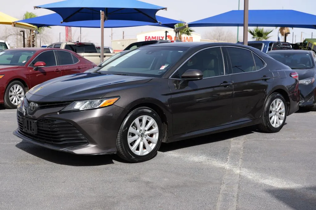 Brown 2018 Toyota Camry LE Sedan 4D for sale in El Paso, TX