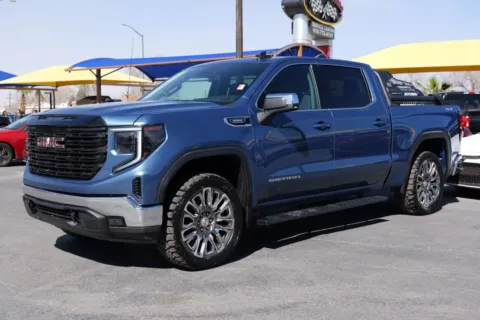 Blue 2024 GMC Sierra 1500 Crew Cab SLE Pickup 4D 5 3/4 ft for sale in El Paso, TX