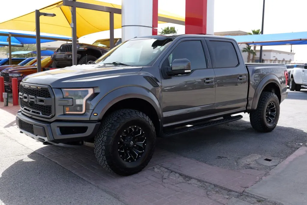 Gray 2017 Ford F-150 SuperCrew Cab Raptor Pickup 4D 5 1/2 ft for sale in El Paso, TX