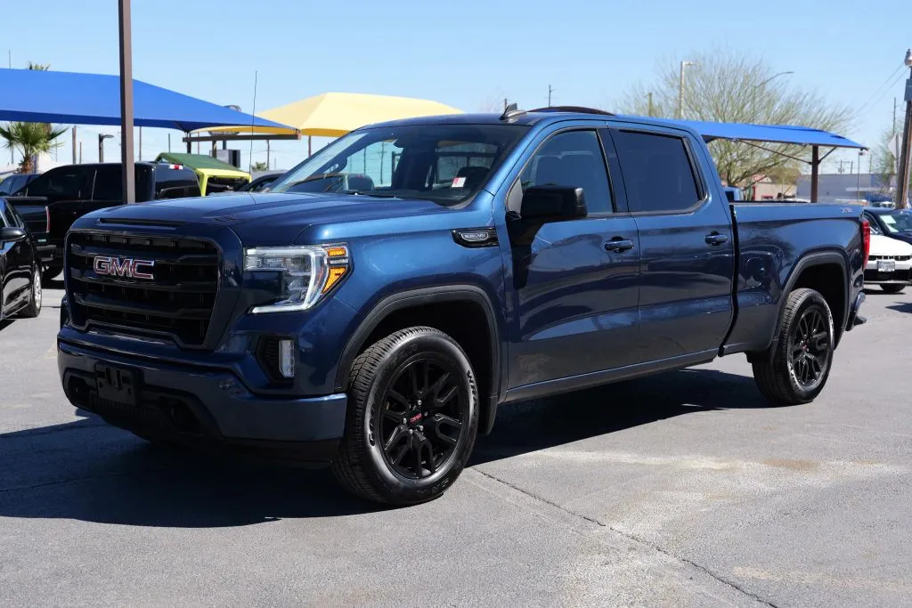 Blue 2021 GMC Sierra 1500 Crew Cab Elevation Pickup 4D 6 1/2 ft for sale in El Paso, TX