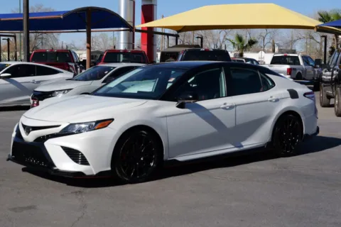 White 2021 Toyota Camry TRD Sedan 4D for sale in El Paso, TX