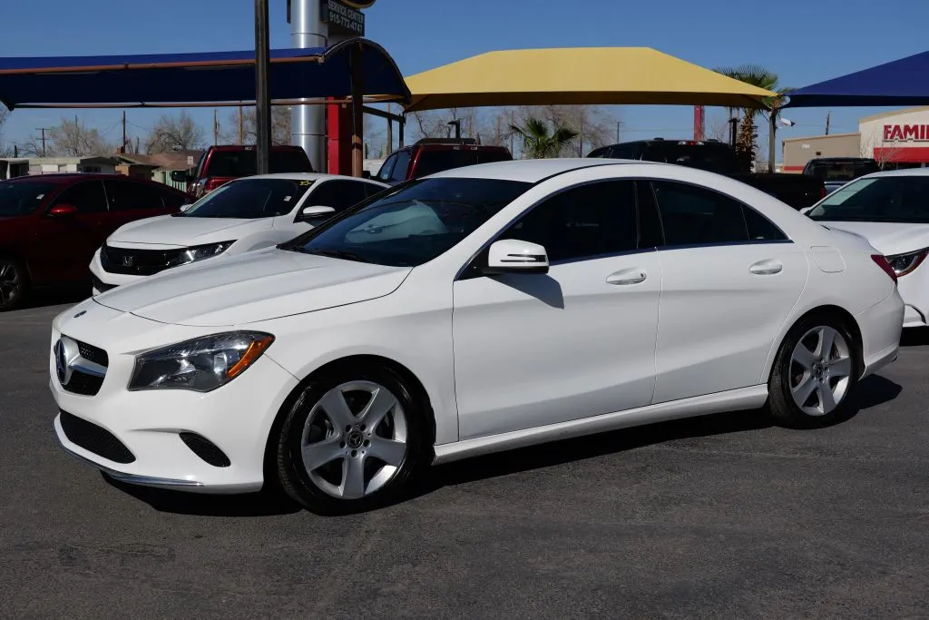 White 2019 Mercedes-Benz CLA 250 Coupe 4D for sale in El Paso, TX