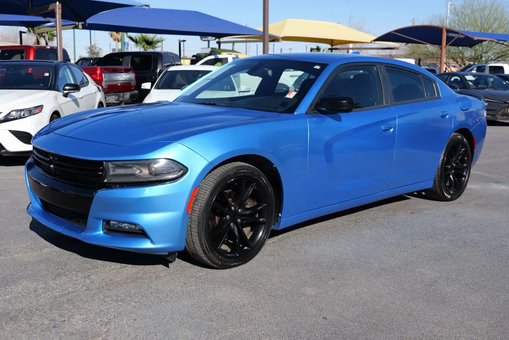Blue 2016 Dodge Charger SXT Sedan 4D for sale in El Paso, TX