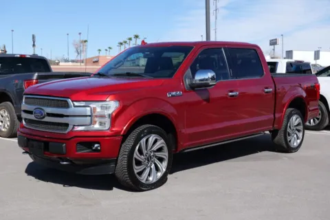 Red 2019 Ford F-150 SuperCrew Cab Platinum Pickup 4D 5 1/2 ft for sale in El Paso, TX