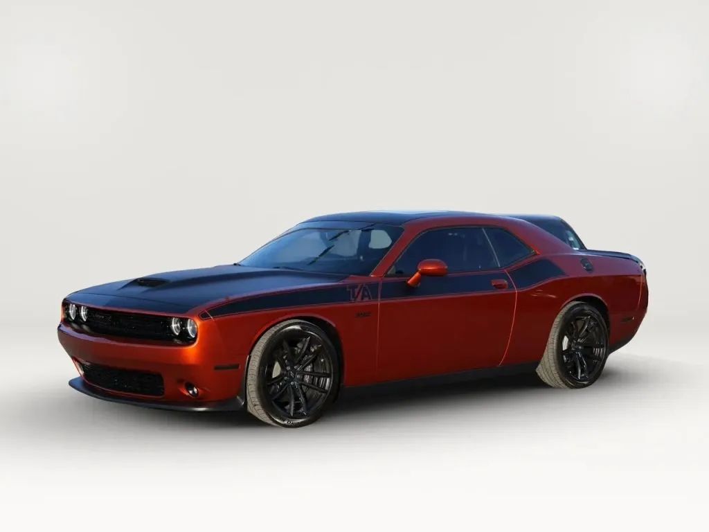 Orange 2023 Dodge Challenger R/T Scat Pack Coupe 2D for sale in El Paso, TX
