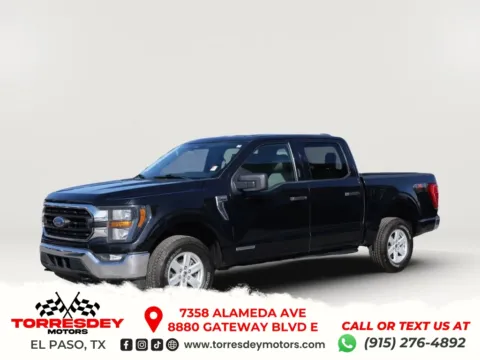 Black 2023 Ford F-150 SuperCrew Cab XLT Pickup 4D 5 1/2 ft for sale in El Paso, TX