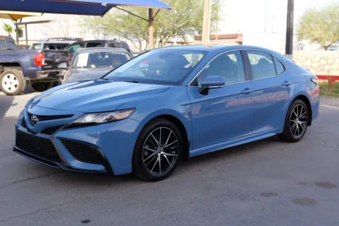 Blue 2023 Toyota Camry SE Sedan 4D for sale in El Paso, TX