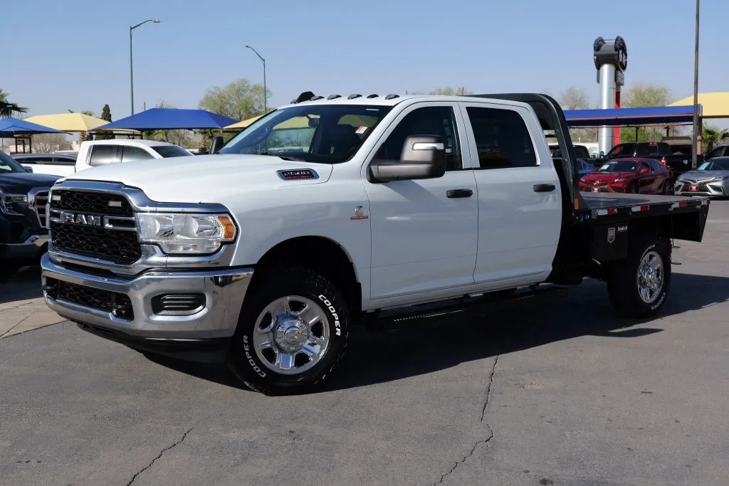 White 2024 Ram 2500 Crew Cab Tradesman Pickup 4D 8 ft for sale in El Paso, TX