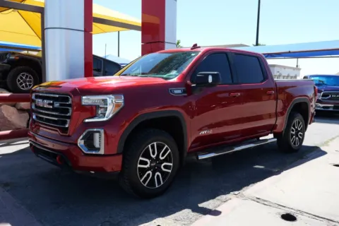 Red 2021 GMC Sierra 1500 Crew Cab AT4 Pickup 4D 5 3/4 ft for sale in El Paso, TX