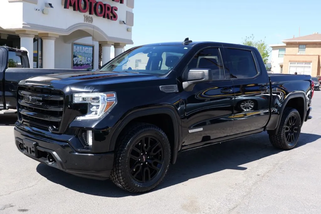 Black 2021 GMC Sierra 1500 Crew Cab Elevation Pickup 4D 5 3/4 ft for sale in El Paso, TX