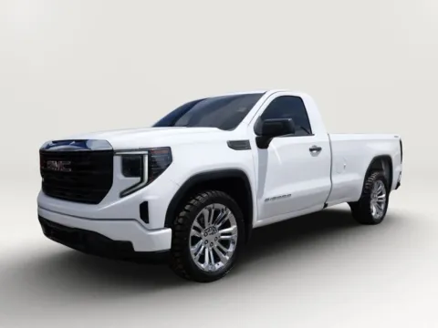 White 2023 GMC Sierra 1500 Regular Cab Pro Pickup 2D 8 ft for sale in El Paso, TX