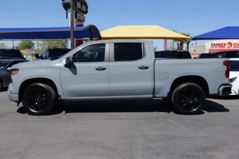 Photos of 2024 Chevrolet Silverado 1500 Crew Cab Custom Pickup 4D 5 3/4 ft for sale in El Paso, TX at Torresdey Motors Alameda