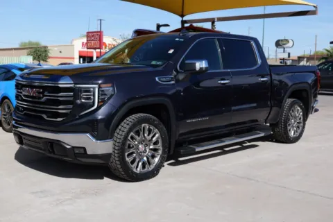Gray 2025 GMC Sierra 1500 Crew Cab SLT Pickup 4D 5 3/4 ft for sale in El Paso, TX