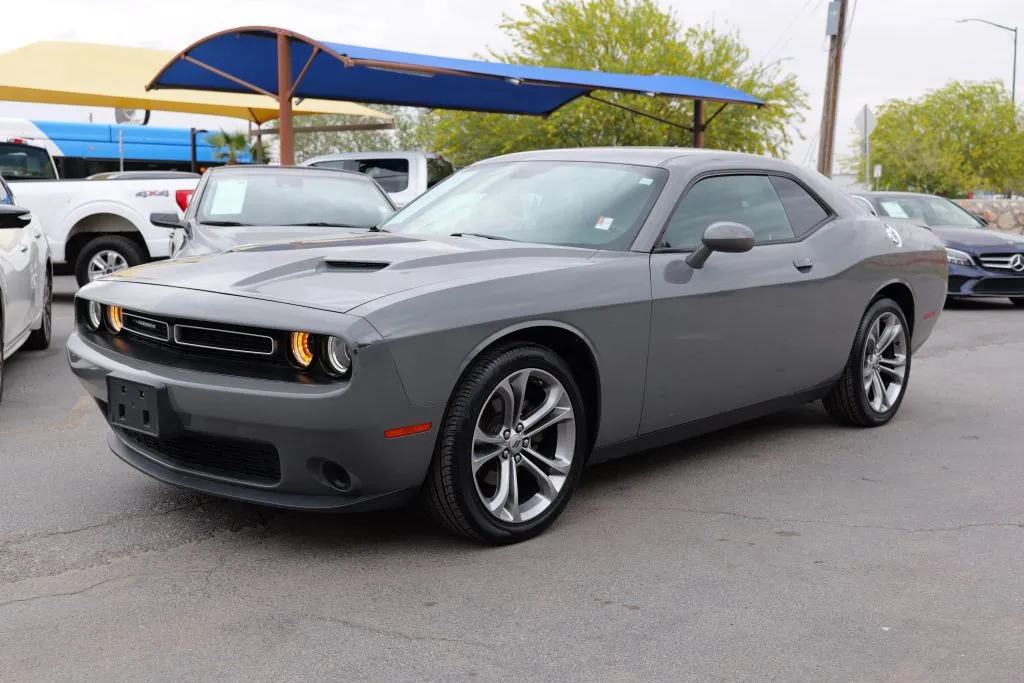 Gray 2018 Dodge Challenger SXT Coupe 2D for sale in El Paso, TX