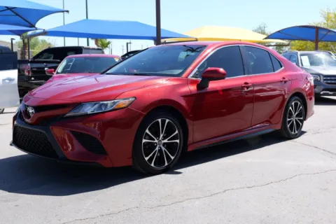 Red 2020 Toyota Camry SE Sedan 4D for sale in El Paso, TX