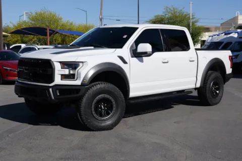 White 2018 Ford F-150 SuperCrew Cab Raptor Pickup 4D 5 1/2 ft for sale in El Paso, TX