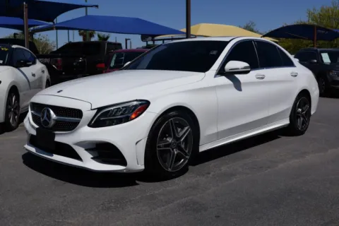 White 2019 Mercedes-Benz C-Class C 300 Sedan 4D for sale in El Paso, TX