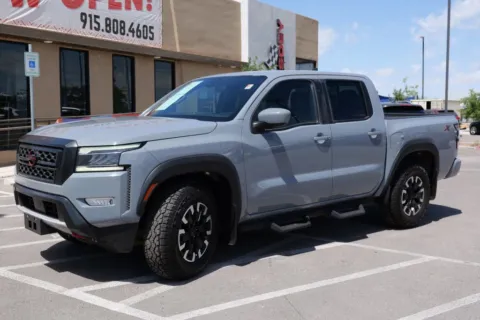 Gray 2022 Nissan Frontier Crew Cab PRO-X Pickup 4D 5 ft for sale in El Paso, TX