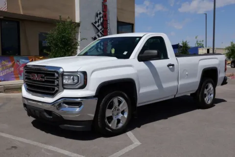 White 2017 GMC Sierra 1500 Regular Cab Pickup 2D 8 ft for sale in El Paso, TX