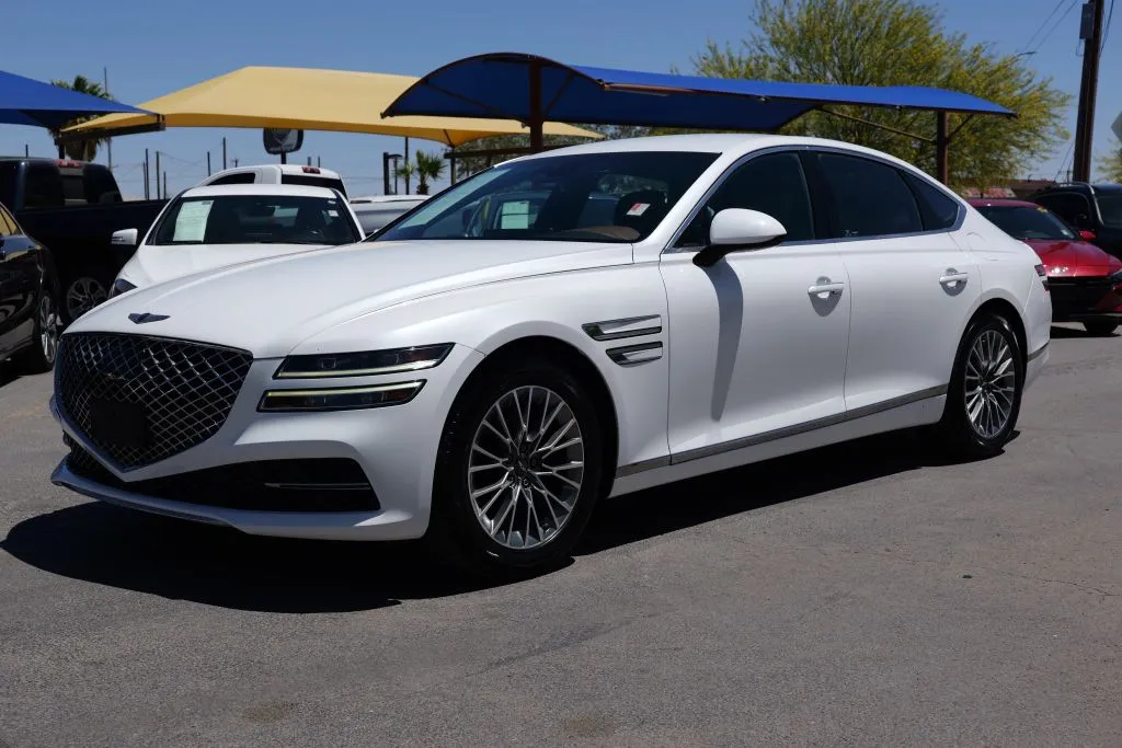 White 2023 Genesis G80 2.5T Sedan 4D for sale in El Paso, TX