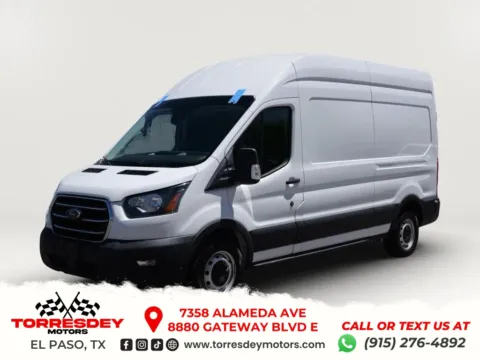White 2020 Ford Transit 250 Cargo Van High Roof Van 3D for sale in El Paso, TX
