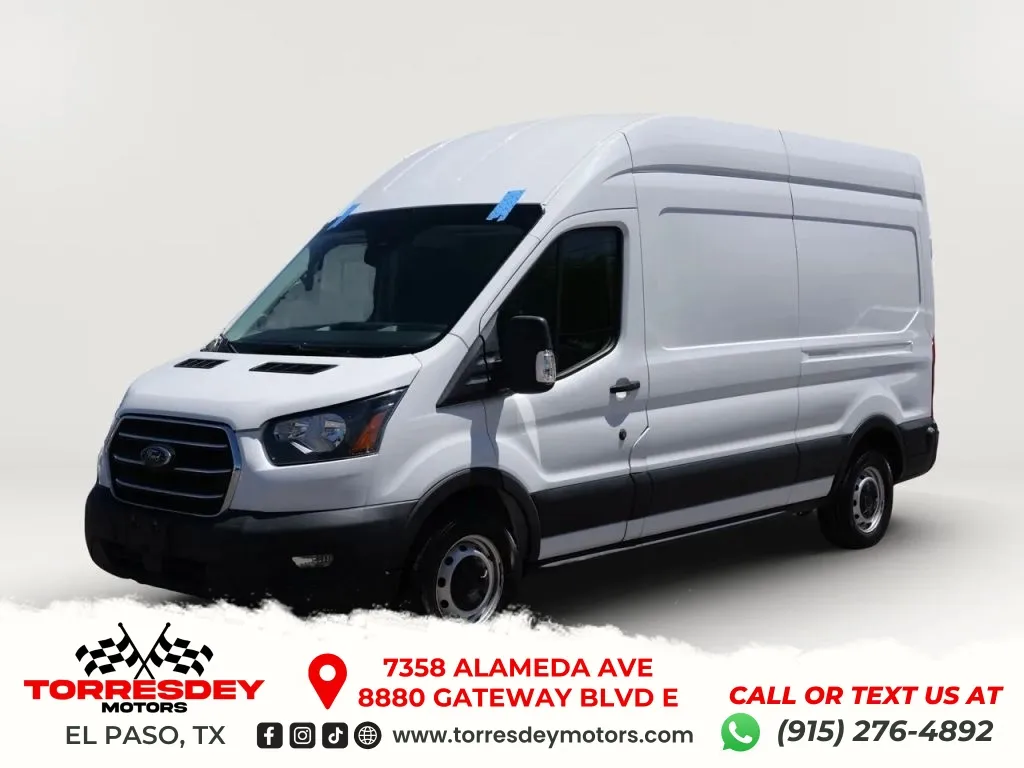 White 2020 Ford Transit 250 Cargo Van High Roof Van 3D for sale in El Paso, TX