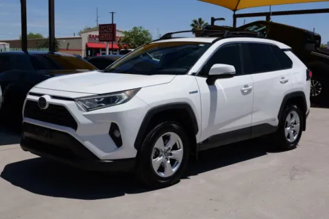 White 2020 Toyota RAV4 Hybrid XLE Sport Utility 4D for sale in El Paso, TX