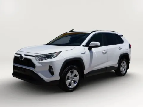 White 2020 Toyota RAV4 Hybrid XLE Sport Utility 4D for sale in El Paso, TX
