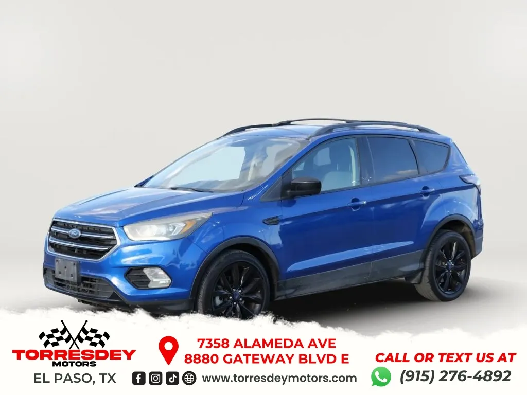 Blue 2017 Ford Escape SE Sport Utility 4D for sale in El Paso, TX