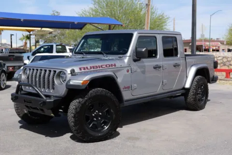 Silver 2020 Jeep Gladiator Rubicon Pickup 4D 5 ft for sale in El Paso, TX