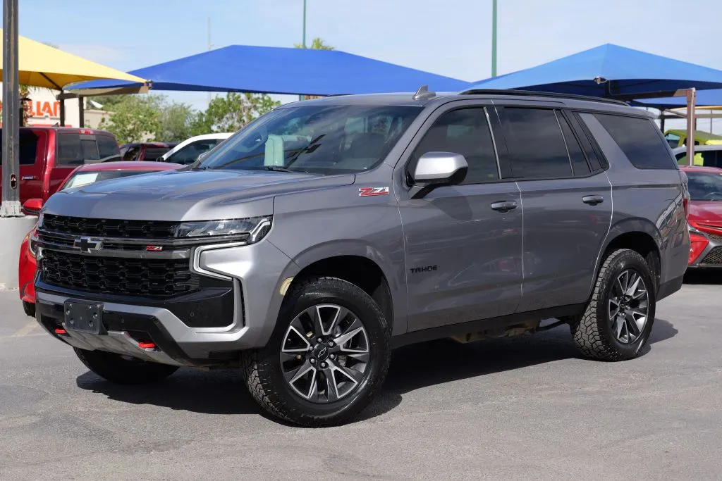 Gray 2022 Chevrolet Tahoe Z71 Sport Utility 4D for sale in El Paso, TX