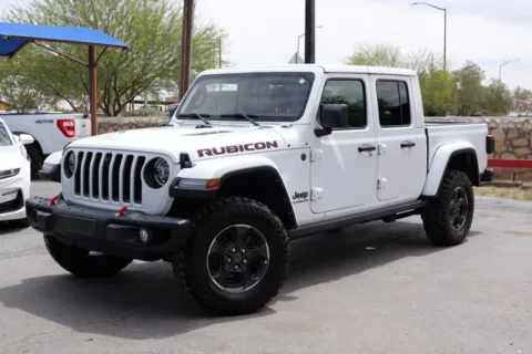 White 2022 Jeep Gladiator Rubicon Pickup 4D 5 ft for sale in El Paso, TX