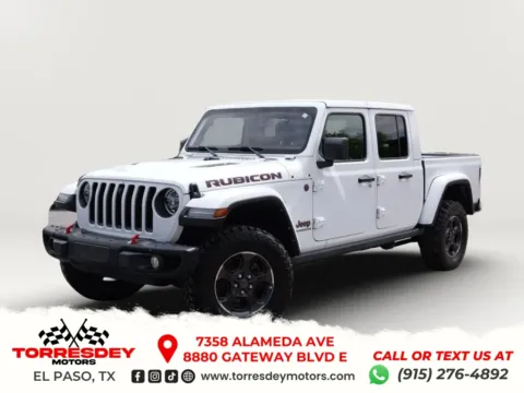 White 2022 Jeep Gladiator Rubicon Pickup 4D 5 ft for sale in El Paso, TX