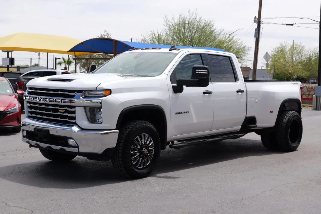 White 2023 Chevrolet Silverado 3500 HD Crew Cab LTZ Pickup 4D 8 ft for sale in El Paso, TX