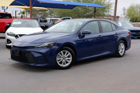 Blue 2025 Toyota Camry LE Sedan 4D for sale in El Paso, TX