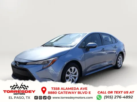 Gray 2020 Toyota Corolla LE Sedan 4D for sale in El Paso, TX