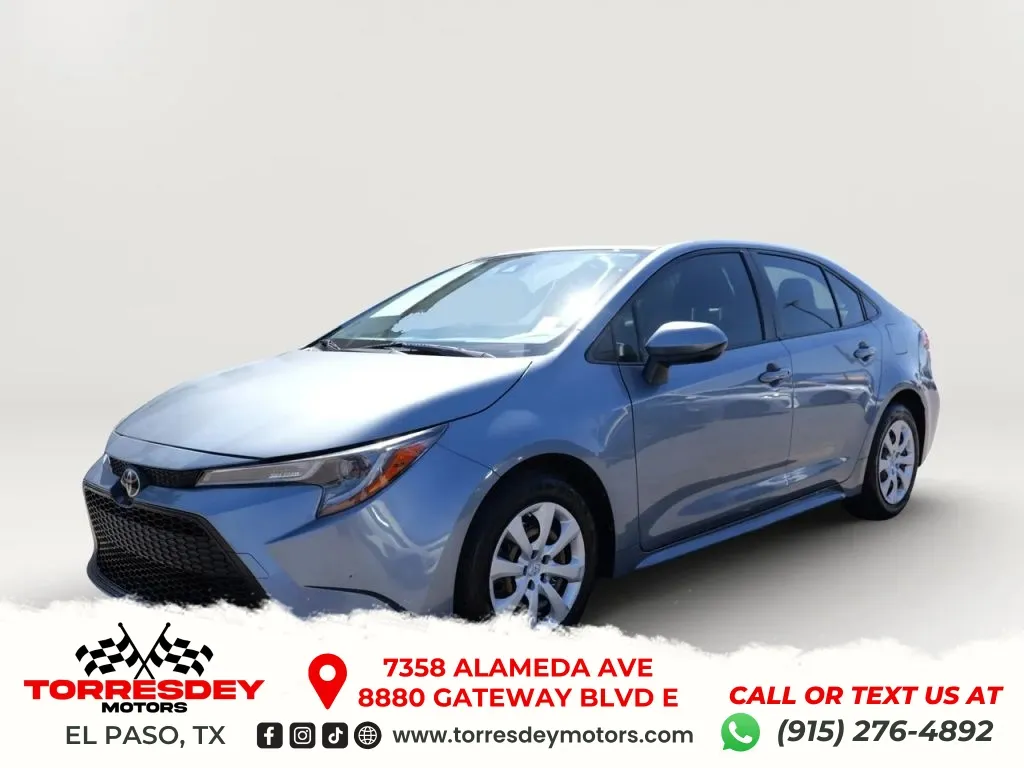 Gray 2020 Toyota Corolla LE Sedan 4D for sale in El Paso, TX