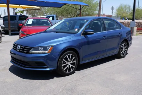 Blue 2018 Volkswagen Jetta 1.4T SE Sedan 4D for sale in El Paso, TX
