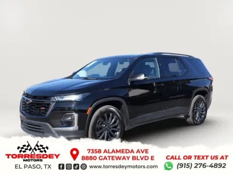 Black 2023 Chevrolet Traverse RS Sport Utility 4D for sale in El Paso, TX