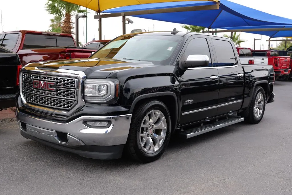 Black 2018 GMC Sierra 1500 Crew Cab SLT Pickup 4D 5 3/4 ft for sale in El Paso, TX