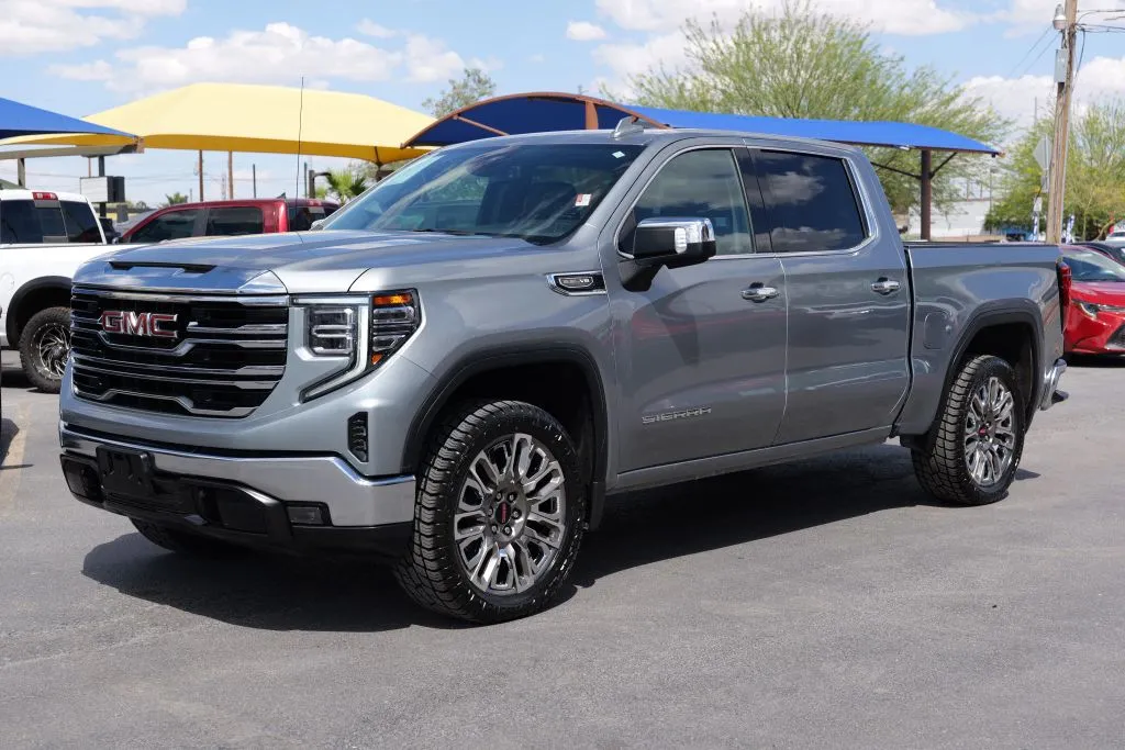 Gray 2025 GMC Sierra 1500 Crew Cab SLT Pickup 4D 5 3/4 ft for sale in El Paso, TX