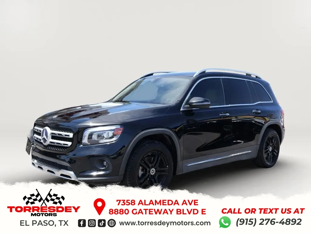 Black 2021 Mercedes-Benz GLB 250 4MATIC Sport Utility 4D for sale in El Paso, TX