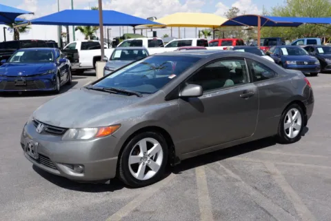 Gray 2007 Honda Civic EX Coupe 2D for sale in El Paso, TX