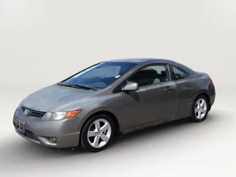 Gray 2007 Honda Civic EX Coupe 2D for sale in El Paso, TX