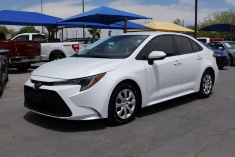 White 2025 Toyota Corolla LE Sedan 4D for sale in El Paso, TX