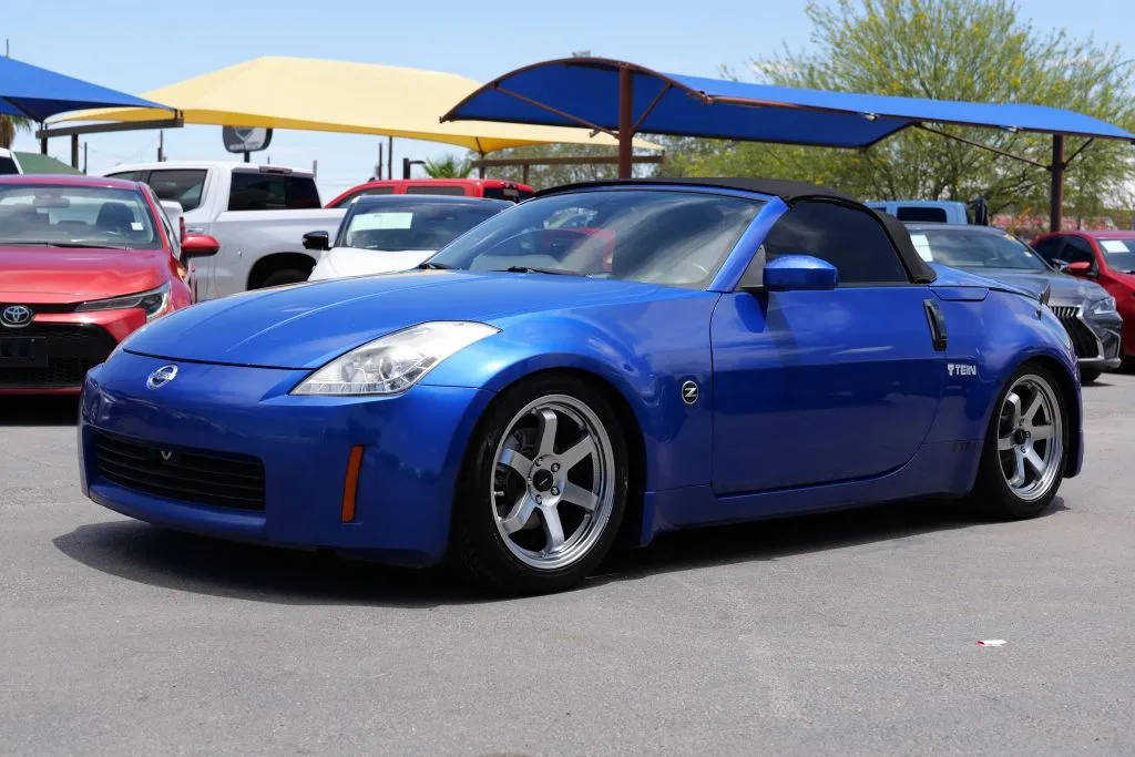 Blue 2005 Nissan 350Z Touring Roadster 2D for sale in El Paso, TX
