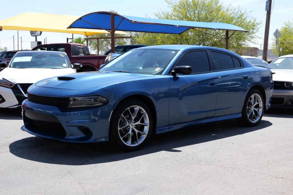 Blue 2022 Dodge Charger GT Sedan 4D for sale in El Paso, TX