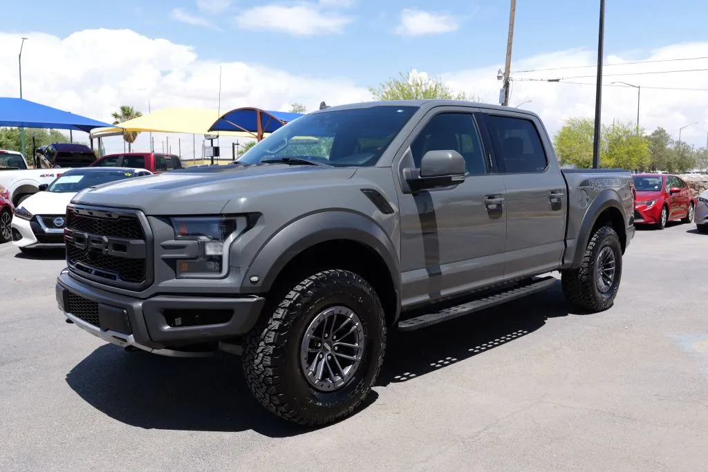 Gray 2020 Ford F-150 SuperCrew Cab Raptor Pickup 4D 5 1/2 ft for sale in El Paso, TX