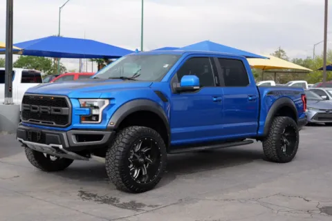 Blue 2019 Ford F-150 SuperCrew Cab Raptor Pickup 4D 5 1/2 ft for sale in El Paso, TX